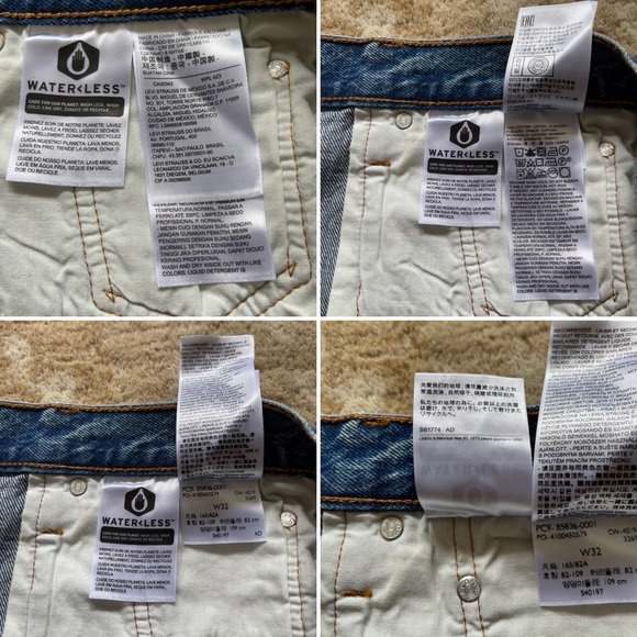 Levi’s 501 Micro Short in Teeny Weeny Medium Blue was Cutoff Jean Shorts Size 32 - Picture 14 of 15